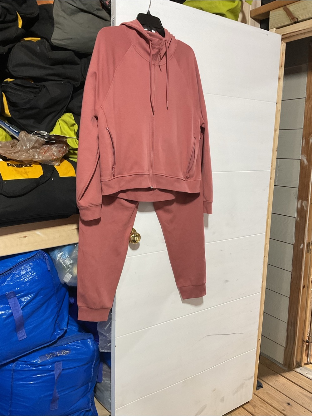 Old Navy Dusty Rose Hoodie & Jogger Sweat Set